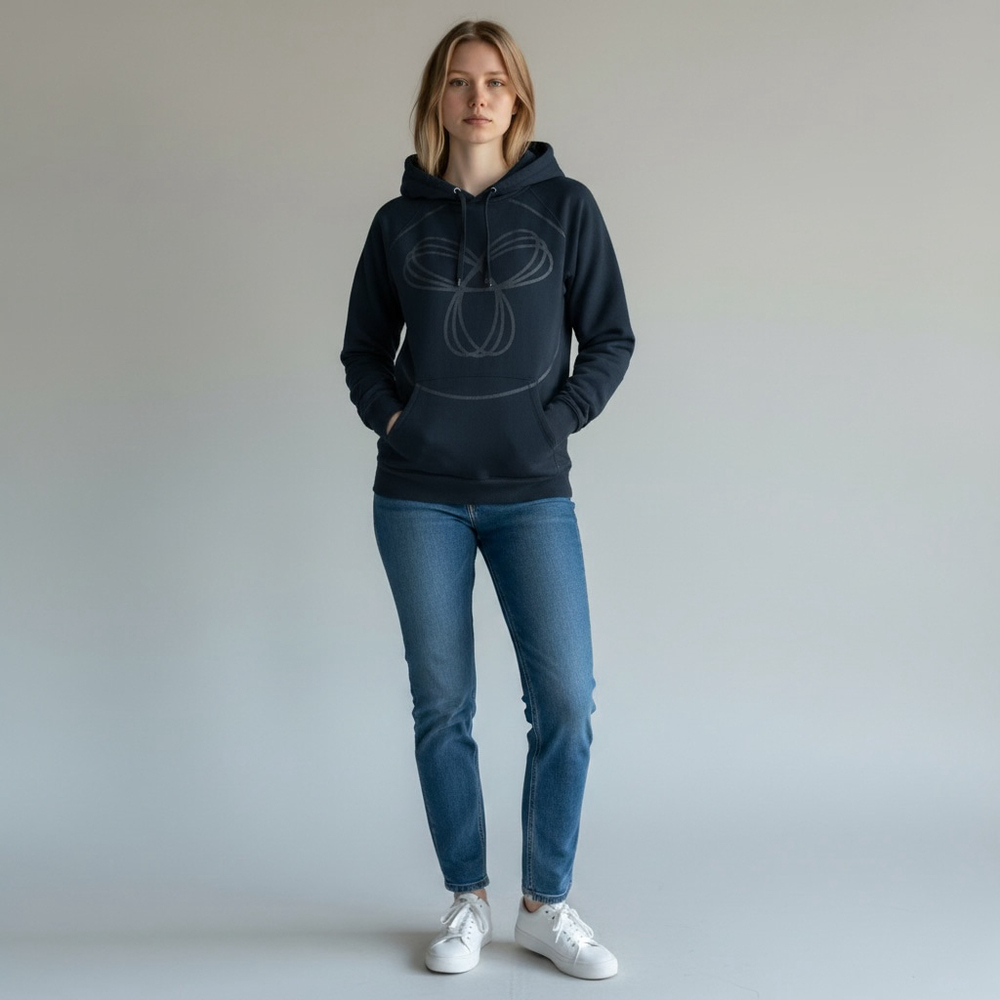 Aritzia TNA Black Long sleeves Hoodie Women Cotton Blend Sz L